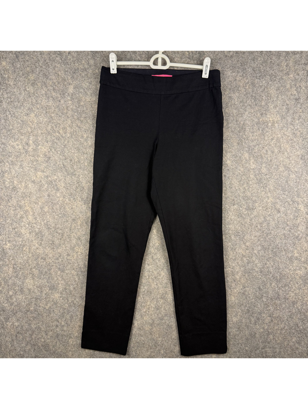Lilly Pulitzer 27" Merrin High-Rise Bi-Stretch Pants 0008245 Black Size 6 162